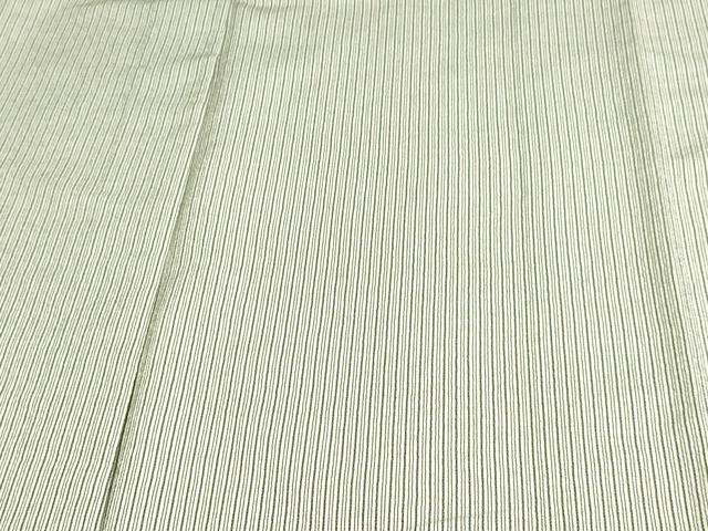 平和屋着物▽上質なお召 単衣 間道 正絹 逸品 DAAV9645sf