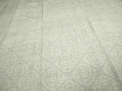 平和屋着物▽結城紬 単衣 花菱文 正絹 逸品 DAAV9654sf