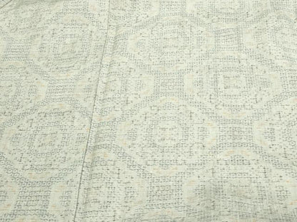 平和屋着物▽結城紬 単衣 花菱文 正絹 逸品 DAAV9654sf