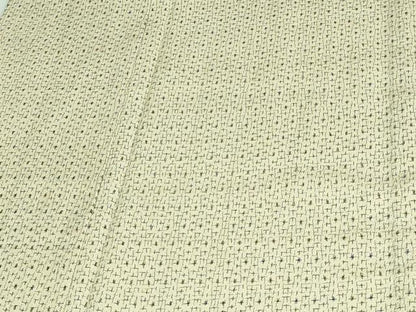 平和屋着物▽本塩沢 単衣 十字絣 正絹 逸品 DAAV9657sf