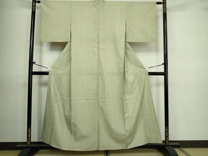 平和屋着物▽上質な紬 単衣 霞文 正絹 逸品 DAAV9659sf