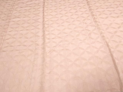 平和屋着物▽上質な色無地 単衣 七宝花地紋 虹色 正絹 逸品 DAAV9660sf