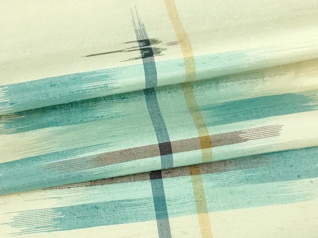 平和屋着物▽上質な紬 単衣 飛鳥文 正絹 逸品 DAAV9662sf