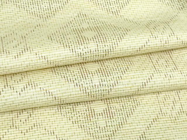 平和屋着物▽上質な紬 単衣 花菱文 正絹 逸品 DAAV9666sf