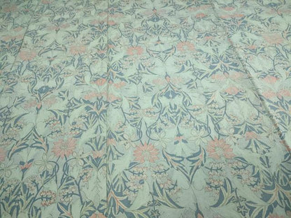 平和屋着物▽上質な小紋 単衣 花唐草文 正絹 逸品 DAAV9667sf