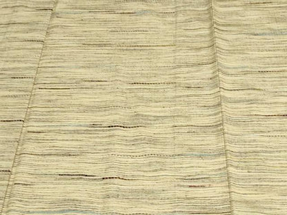 平和屋着物▽上質な紬　単衣　霞文　正絹　逸品　DAAV9670sf