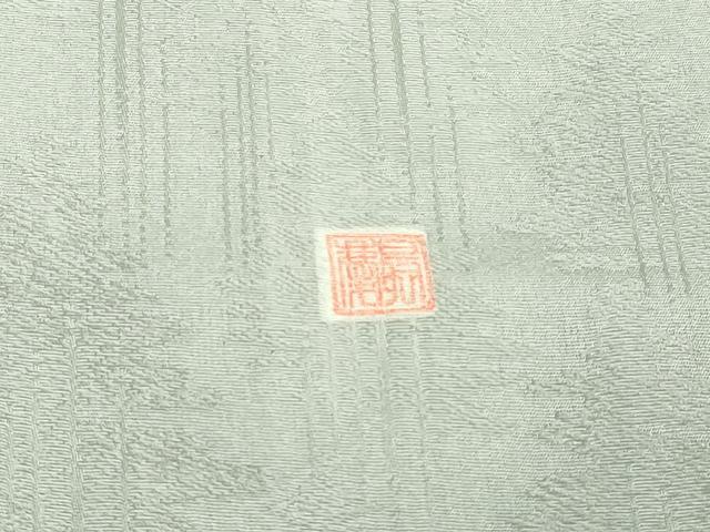 平和屋着物▽あめや藤本 藤本最慶 無地絵羽訪問着 単衣 樹林文 白花色 正絹 逸品 DAAV9676sf