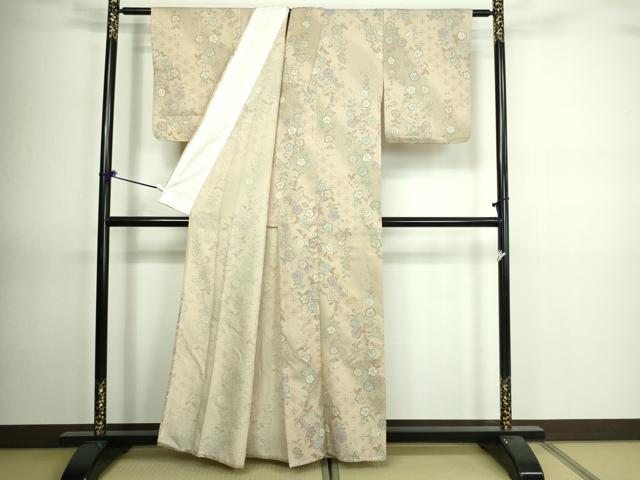 平和屋着物▽小紋 単衣 辻が花 暈し染め 洗える着物 DAAV9680sf
