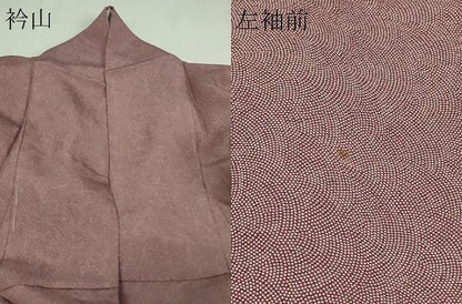 平和屋着物▽江戸小紋 単衣 鮫小紋柄 正絹 逸品 DAAV9685sf