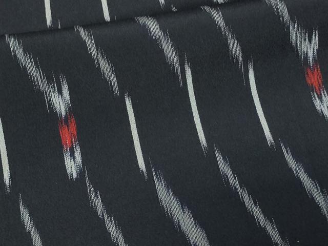 平和屋着物▽上質な紬 単衣 変わり縞 正絹 逸品 DAAV9687sf