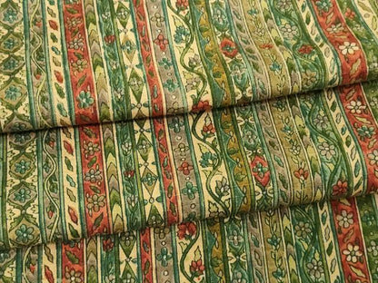 平和屋着物▽上質な紬 単衣 花唐草間道 正絹 逸品 DAAV9694sf