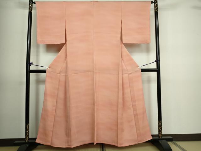 平和屋着物▽虹色創家 本郷大田子 小紋 単衣 霞文 暈し染め 正絹 逸品 未使用 DAAV9697sf