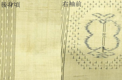 平和屋着物▽上質な紬 単衣 亀甲花文 正絹 逸品 DAAV9704sf