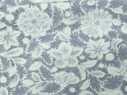 平和屋着物▽上質な小紋 単衣 草花文 正絹 逸品 DAAV9706sf