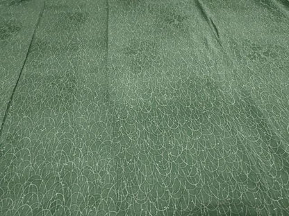 平和屋着物▽上質な小紋 単衣 芝文 正絹 逸品 DAAV9721sf