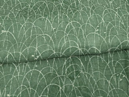 平和屋着物▽上質な小紋 単衣 芝文 正絹 逸品 DAAV9721sf
