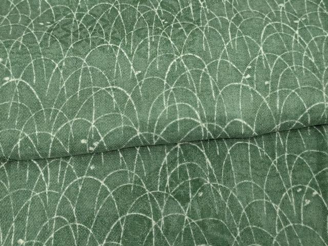平和屋着物▽上質な小紋 単衣 芝文 正絹 逸品 DAAV9721sf