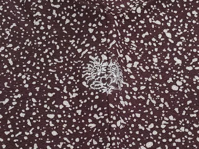 平和屋着物▽上質な小紋 単衣 霞文 正絹 逸品 DAAV9723sf