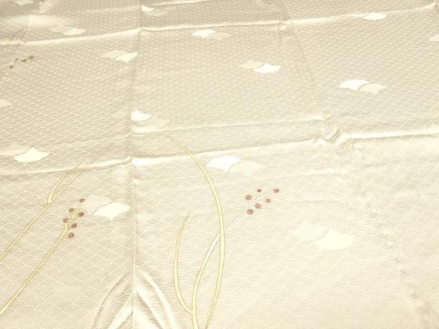 平和屋着物▽訪問着 単衣 青海波花文 金彩 やまと誂製 正絹 逸品 DAAV9726sf