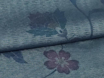 平和屋着物▽訪問着 無双 紗袷 紗×絽 更紗花文 正絹 逸品 DAAV9732sf