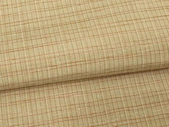 平和屋着物▽上質な紬 単衣 格子 正絹 逸品 DAAV9733sf