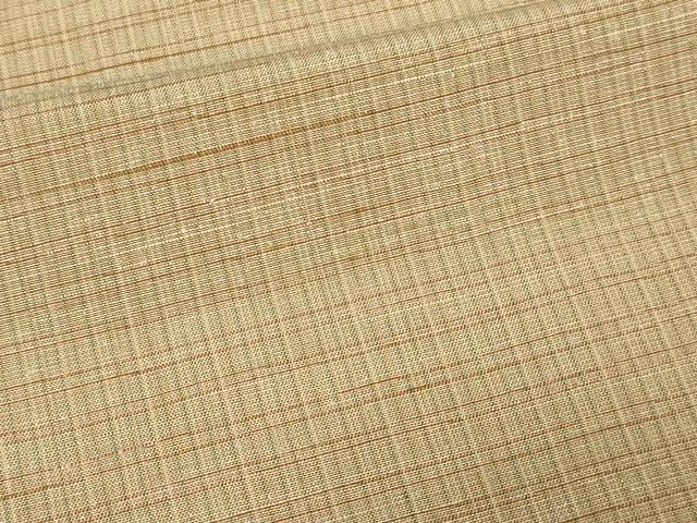平和屋着物▽上質な紬 単衣 格子 正絹 逸品 DAAV9733sf