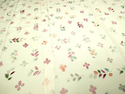 平和屋着物▽上質な小紋 単衣 枝葉文 正絹 逸品 未使用 DAAV9737sf