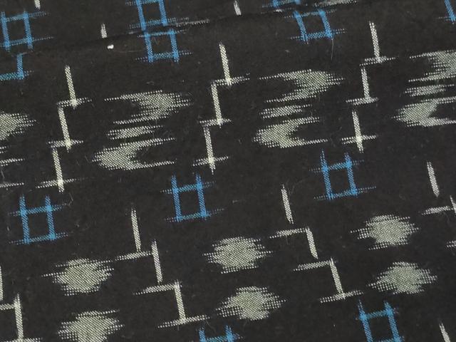 平和屋着物▽上質な小紋 単衣 吉祥文 綿 逸品 DAAV9738sf
