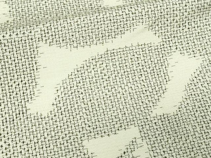 平和屋着物▽上質な紬　単衣　霞文　正絹　逸品　DAAV9748sf