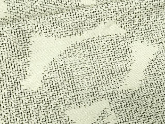 平和屋着物▽上質な紬　単衣　霞文　正絹　逸品　DAAV9748sf