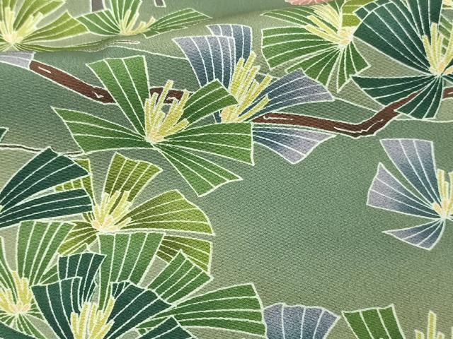 平和屋着物▽豪華黒留袖 単衣 友禅 作家物 風景草花文 正絹 逸品 DAAV9750sf