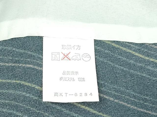 平和屋着物▽小紋 単衣 斜縞 洗える着物 DAAV9752sf