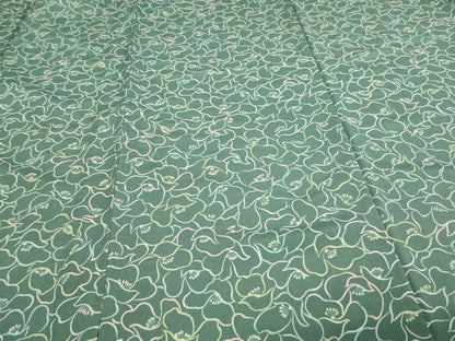 平和屋着物▽小紋 単衣 花尽くし文 洗える着物 DAAV9764sf