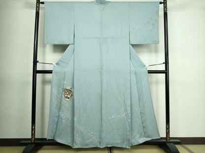 平和屋着物▽訪問着 単衣 手描き 虎 暈し染め 正絹 逸品 DAAV9769sf