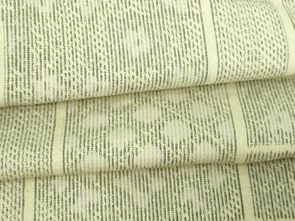 平和屋着物▽上質な紬 単衣 舞花文 正絹 逸品 DAAV9771sf