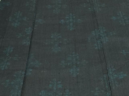 平和屋着物▽結城紬　単衣　舞花文　正絹　逸品　DAAV9854sf