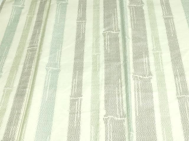 平和屋着物▽上質な紬 単衣 竹間道 正絹 逸品 DAAV9856sf