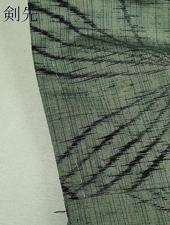 平和屋着物▽上質な紬 単衣 舞花文 正絹 逸品 DAAV9857sf