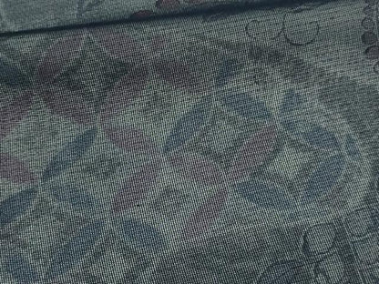 平和屋着物▽訪問着 無双 紗袷 紗×絽 草花文 正絹 逸品 DAAV9871sf