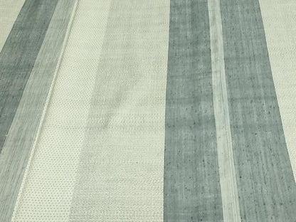 平和屋着物▽本場眞錦結城紬織 単衣 間道 証紙付き 正絹 逸品 DAAV9877sf