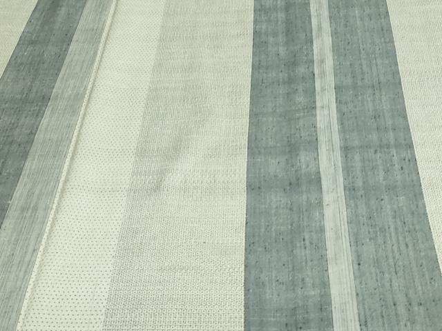 平和屋着物▽本場眞錦結城紬織 単衣 間道 証紙付き 正絹 逸品 DAAV9877sf