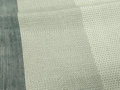 平和屋着物▽本場眞錦結城紬織 単衣 間道 証紙付き 正絹 逸品 DAAV9877sf