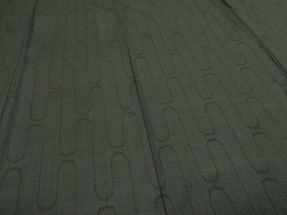 平和屋着物▽本場大島紬 単衣 7マルキ 変わり間道 正絹 逸品 DAAV9913sf