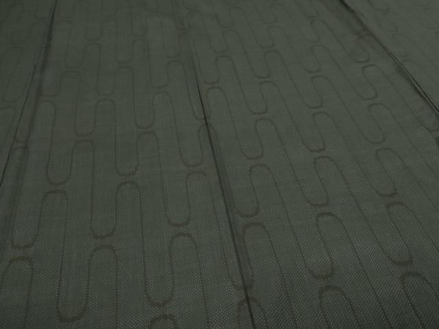 平和屋着物▽本場大島紬 単衣 7マルキ 変わり間道 正絹 逸品 DAAV9913sf