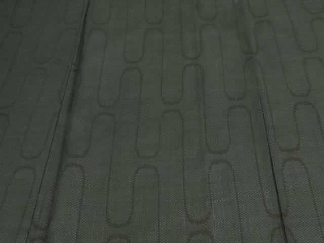 平和屋着物▽本場大島紬 単衣 7マルキ 変わり間道 正絹 逸品 DAAV9913sf