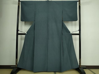 平和屋着物▽江戸小紋 単衣 角通し 洗える着物 DAAV9915sf