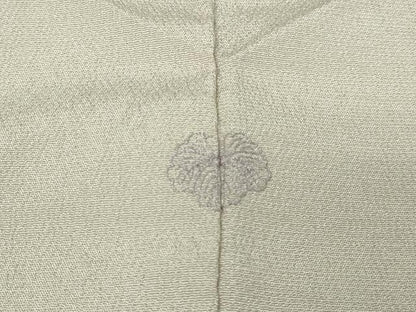 平和屋着物▽雪屋しおざわ 単衣 薄梅鼠色 証紙付き 正絹 逸品 DAAV9923sf
