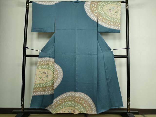平和屋着物▽訪問着 単衣 絞り 辻が花 正絹 逸品 DAAV9930sf