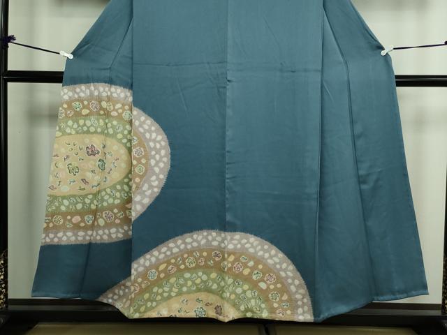 平和屋着物▽訪問着 単衣 絞り 辻が花 正絹 逸品 DAAV9930sf
