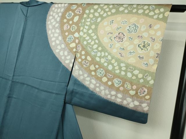 平和屋着物▽訪問着 単衣 絞り 辻が花 正絹 逸品 DAAV9930sf